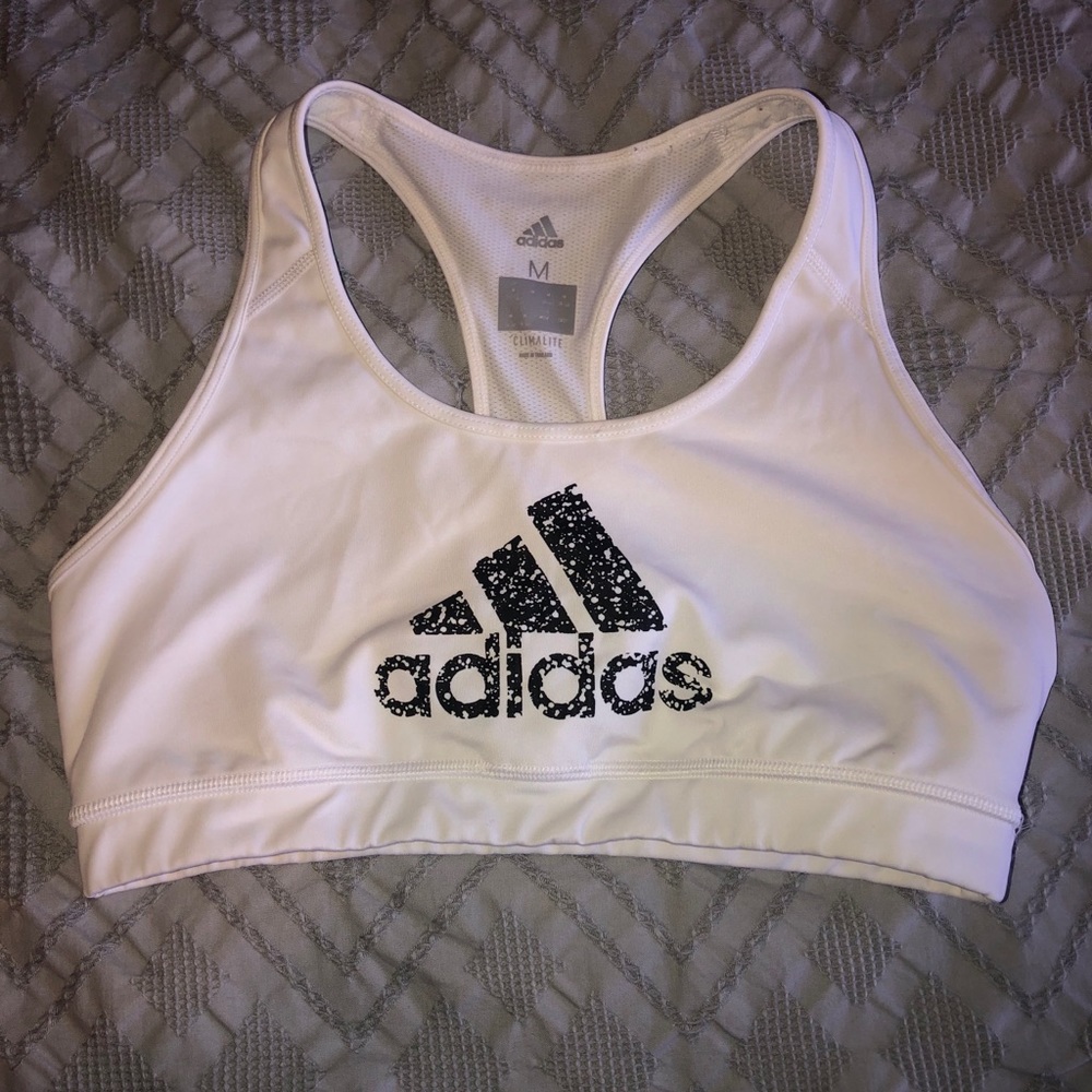 White Adidas sports bra - great condition